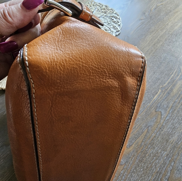 MICHAEL Michael Kors Vintage Chestnut Leather Shoulder Bag/Hobo - Picture 4 of 10